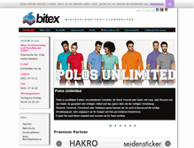 Tablet Screenshot of bi-tex.de